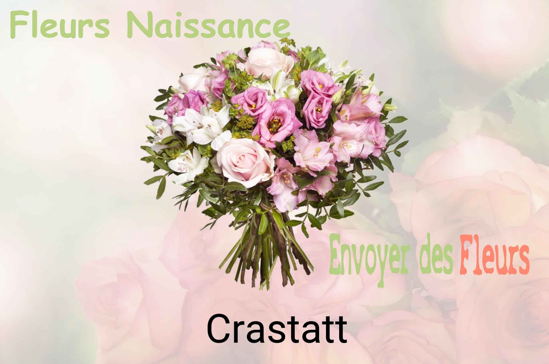 Bouquet de fleurs de naissance livré à Crastatt