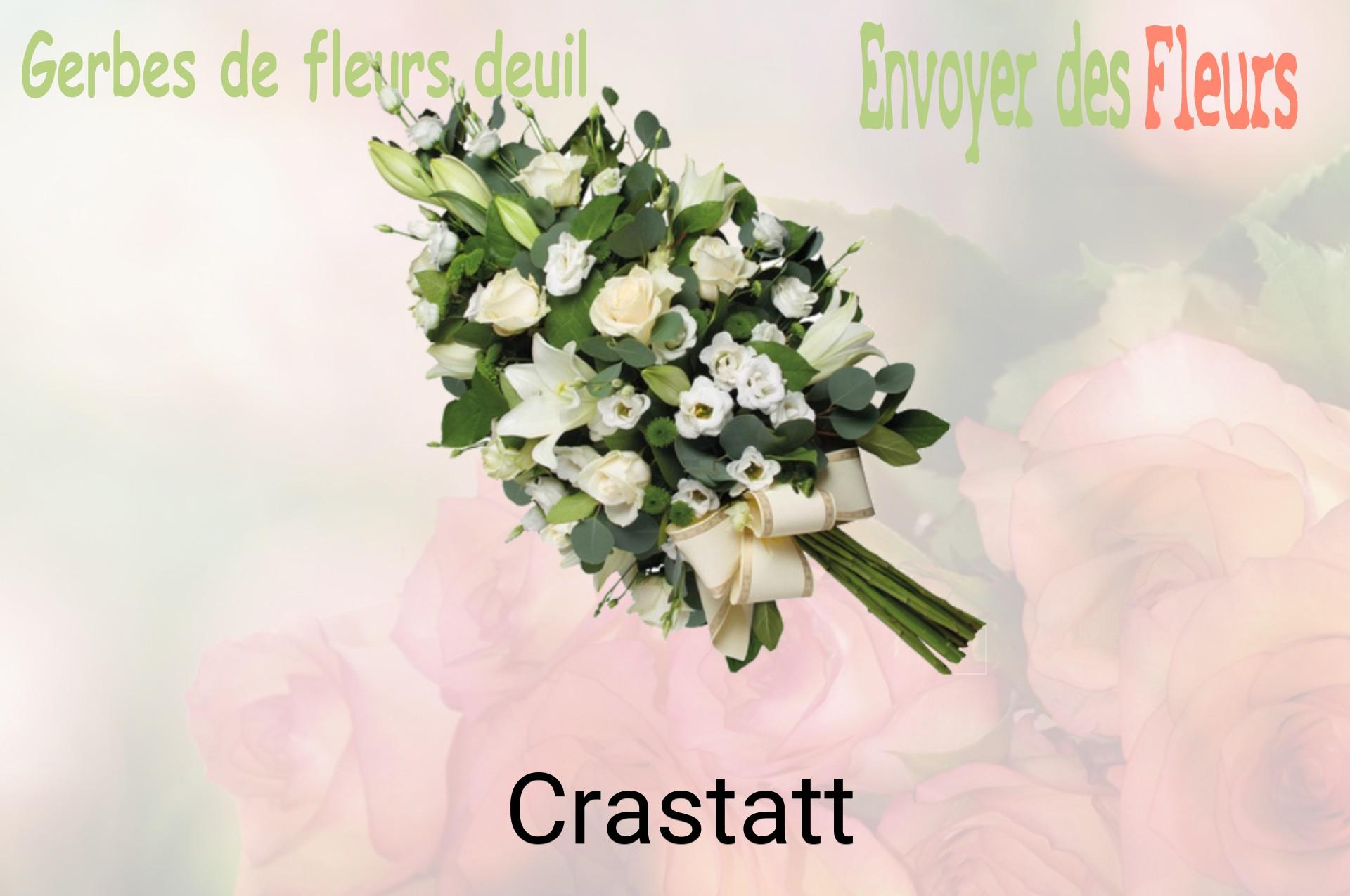 Gerbe de fleurs de deuil livrée à Crastatt